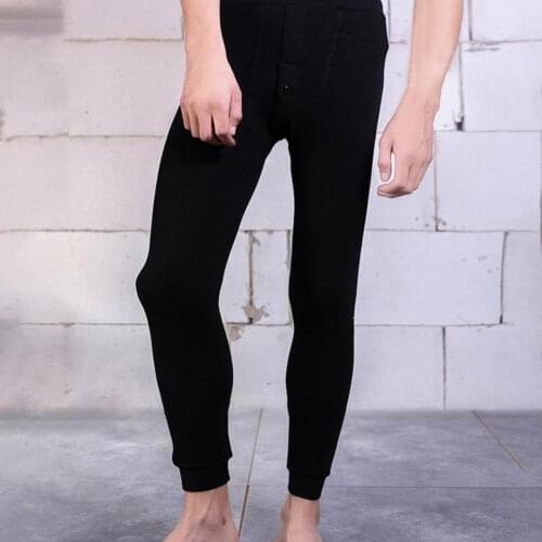 Men Classic Warm Thick Velvet Pants Trousers Outdoors Pants for Spring Autumn