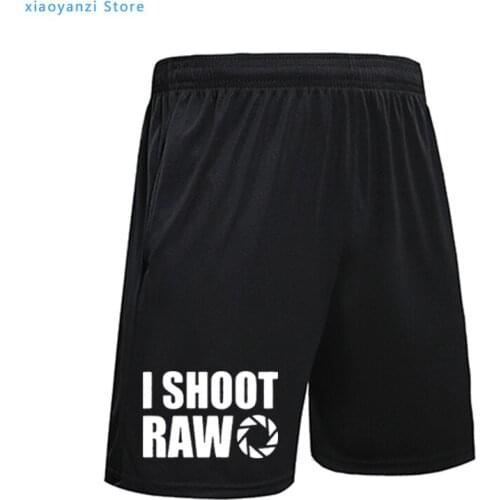 New Summer Style I SHOOT RAW unisex pants Funny Photographer sportswear Gift shorts Men Casual Short pants tops-39-39483