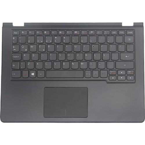 New/orig For lenovo Thinkpad Yoga 2 11 Palmrest Turkey keyboard upper cover Touchpad 90205001