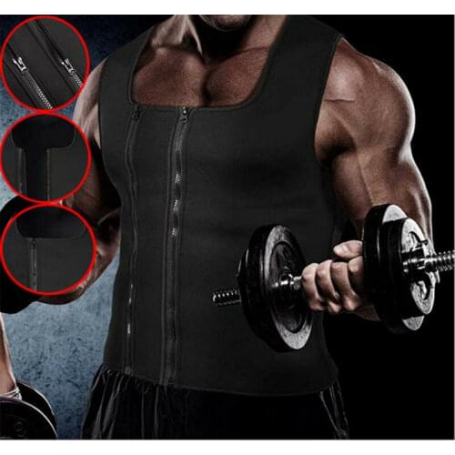 New Hot Mens Slimming Neoprene Vest Sweat Shirt Body Shaper Waist Trainer Shapewear Abdomen Fat Burning Shaperwears Shapers