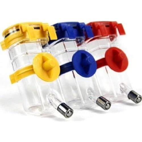 New Portable Pet Drinking Fountain Dog Cat Wall-mounted Water Filter Plastic Bottle Water Drinking Kettle Fountain Copper Head