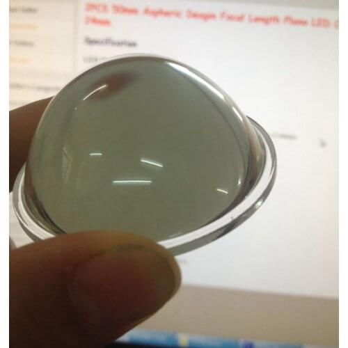 Diameter 78mm Optical Glass Deep Concave-convex Lens DIY High Bay Light Concentrating Light Source LED Convex-concave Lens