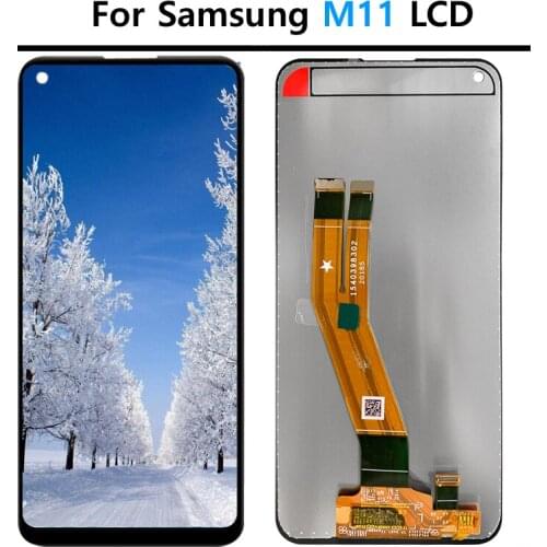 Original LCD For Samsung Galaxy M11 LCD M115 M115F LCD Display Touch Screen Digitizer Glass Assembly With Frame For M11 Display