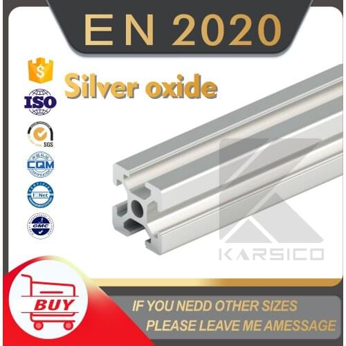Other 2020 T Slot Aluminum Profile Extrusion Length 1000mm CNC Parts European Standard Anodized Linear Rail for DIY 3D Printer