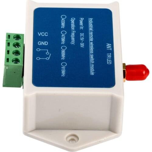 Relay module SK200-5W |MAX 15KM lora Wireless Switch Control RF Module One Way dry contact I/O signal turn on/off the alarm