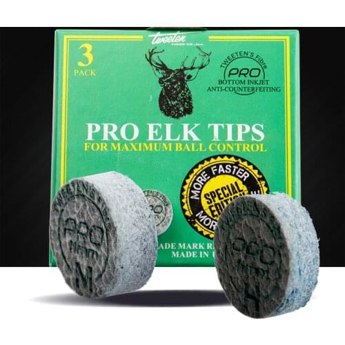 Ronnie OSullivan ELK-PRO Tips Professional Pool Cue 1Pcs Tips Billiards Accessories Several Options Moistureproof Optimal Tips