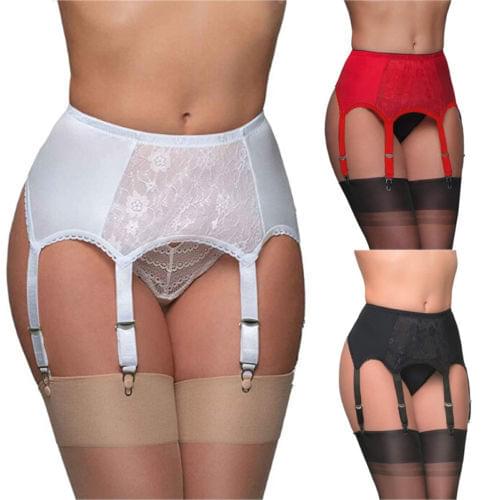 Sexy Womens Lingerie Lace Stockings/Suspender Adjustable Garter Belt Thigh-Highs not include underwear and socks