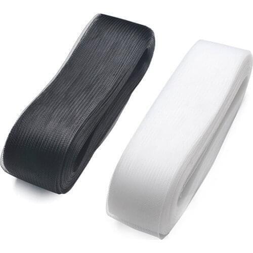 Width 7cm/8cm 100 yards 100% Polyester Horse briad Mesh Fabric netting Boning, Crin, Stiff Horse braid Mesh netting Boning