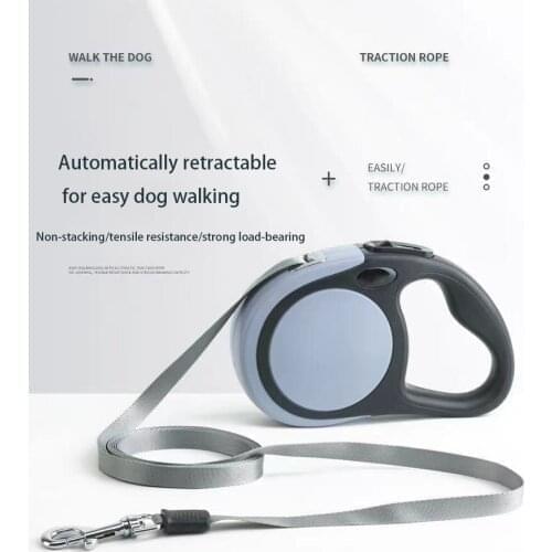 5M Big Dog Harness Durable Leash Automatic Retractable Walking For dogs Roulette Pet Products Straps Labrador