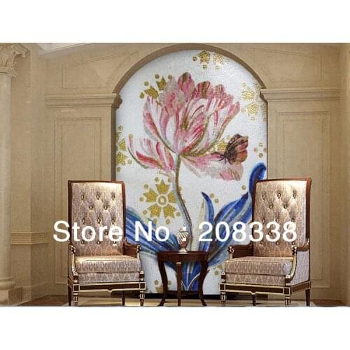 Glass mosaic puzzle picture,mosaic art pattern