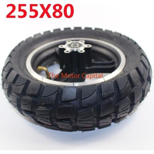 255x80 Wheel Hub For 10 Inch Electric Scooter Zero 10x Dualtron Kugoo M4 Thickened And Widened Tire