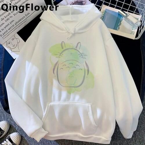 Totoro Studio Ghibli Miyazaki Hayao hoodies women plus size harajuku graphic Oversized women hoddies harajuku