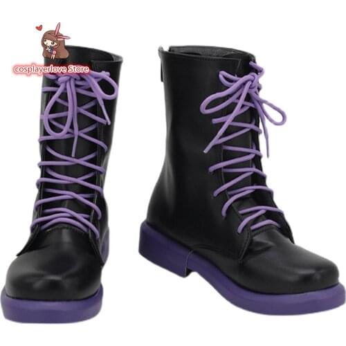 Touken Ranbu Online Samidare Gou Cosplay Costumes Shoes Boots Custom Made For Halloween Christmas and Carnival