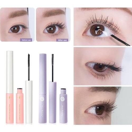 1 Pcs Mascara Eyelash Primer Waterproof Sweat-proof Lengthening Natural Thick Curling Fine Brush Maquiagem Cosmetics Tool TSLM2