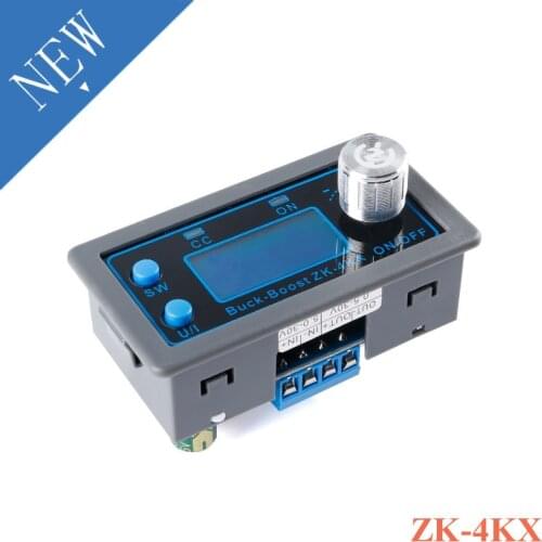 ZK-4KX CNC DC DC Buck Boost Converter CC CV 0.5-30V 4A Power Supply Module Adjustable Regulated For Solar Battery Charging