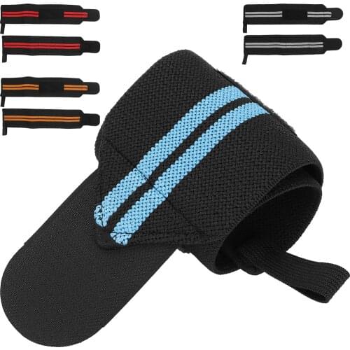 1 Pair Wristband Wrist Support Weight Lifting Gym Training Wrist Support Brace Straps Wraps Crossfit Powerlifting Hand Protect