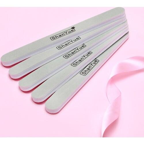 10Pcs 100/180 Green Nail File Buffer Green Sponge Nail Art Sanding Buffing Strips For UV Gel Manicure Tool Buffer TF10