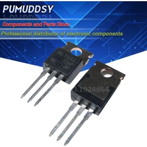 10PCS IRL7833 FET TO-220