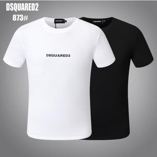 2021 Summer Dsquared2 Men/Women Street italy design Round Neck Short-Sleeved T-shirt Cotton Locomotive Letter Print Casual Tee
