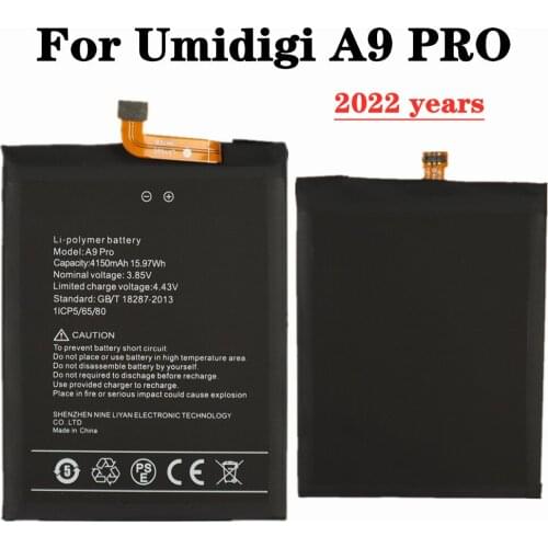 4150mAh A9 PRO Battery For UMI Umidigi A9 Pro A9Pro Phone Replacement Bateria Batteries