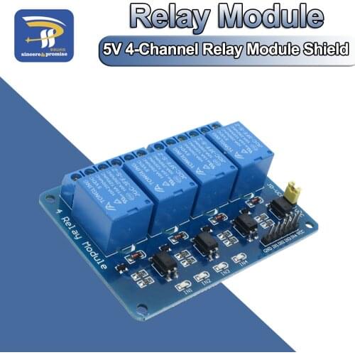 5V 4-Channel Relay Module Shield for Arduino ARM PIC AVR DSP Electronic 5V 4 Channel Relay.4 road 5V Relay Module
