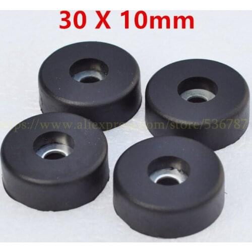 8PCS/lot DJ Speaker Cabinet Rubber Feet 30x10mm Accessories Line Array For Home Theater Subwoofer Professional Audio F3010