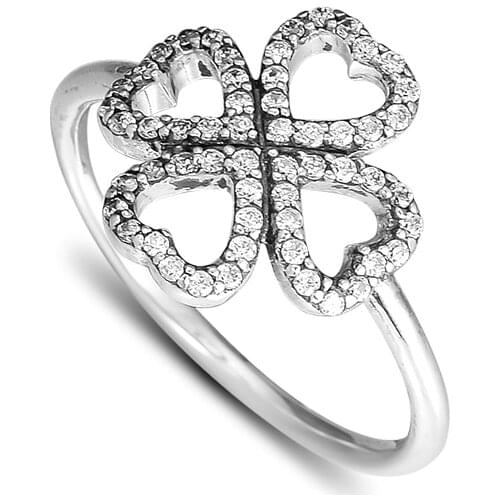 CKK 925 Sterling Silver Petals of Love Rings For Women Original Fashion Jewelry Making Anniversary Gift