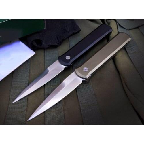 The Godfather 920 Pocket Folding Knife Single Action 154-CM Fixed Blade Tactical Camping Knife Hunting Knives Edc Knifes Gift