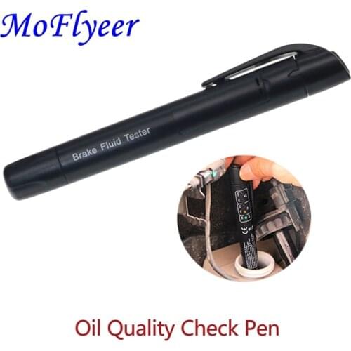 MoFlyeer Best Brake Fluid Tester LED Car Vehicle Auto Automotive Testing Tool fluid tester Car Brake Fluid Tester Pen in stock
