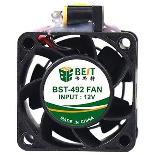 Mini IC Chip Cooling Fan 12V Double-bearing Welding Cooler Filter Smoker Smoke Extractor Mobile Phone Computer Pad Repair Tool