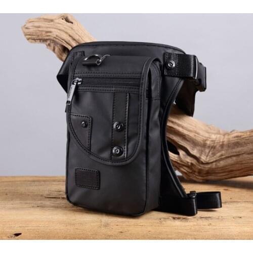 Men Waterproof Oxford Waist Leg Bag Drop Travel Motorcycle Chest Pouch LX9F