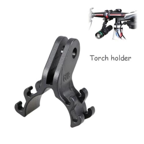 New GUB 5g Bicycle Bike LED Flashlight Mount Bracket Holder Torch Clip Clamp Universal Bicycle Torch Holder for GOPRO camera