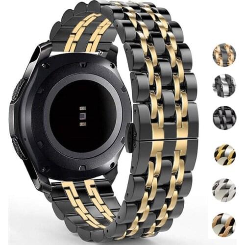 Stainless Steel Strap For Polar Grit X Smart Watch Bands Replaceable Wrist Bracelet For Samsung Gear S3 Frontier/Classic Correa