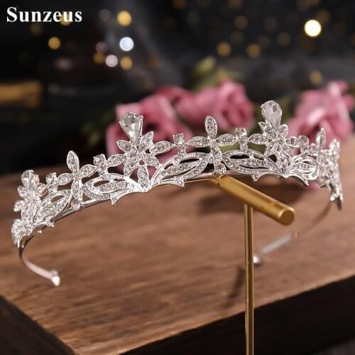 Silver Metal Half Circle Crown for Bridal Rhinestones 2022 Women Evening Party Hairwear tiaras y tocados novias HD54
