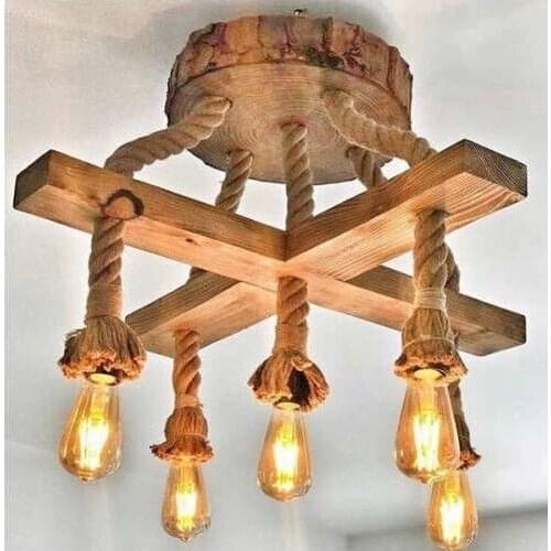 Modern 2021 Boothas Wood Handmade Elegant chandelier 5'li chandelier люстра