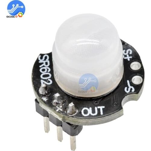 SR602 PIR Infrared Motion Sensor Detector Module DIY Kit Pyroelectric Sensor Switch LED Light for Smart Home