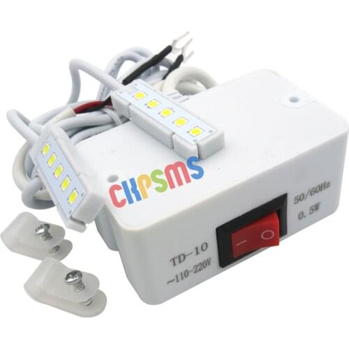 # TD-10DH 110-220V 10 Led Sewing Machine Light Lamp Magnetic Base fit for Singer, Consew, juki