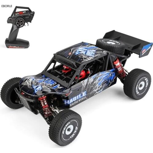 WLtoys 124018 1:12 RC Car Scale 2.4GHz Remote Control Car 4WD 60km/h High Speed Racing Car Off-Road Buggy Drift Car RTR Toys