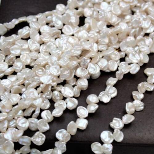 MADALENA SARARA AAFreshwater Pearl Necklace 6-7mm Keshi Pearl Strand Fine Lubster DIY Beaded Making 100% Guarantee