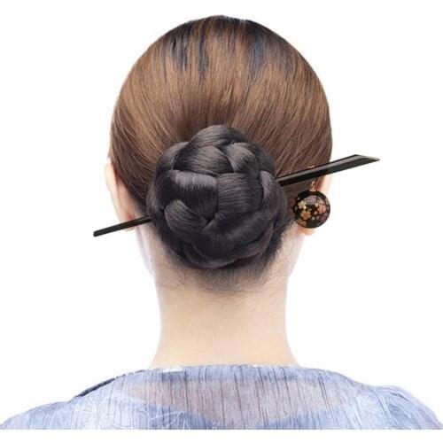 5 colors Vintage Wedding Wooden hairpin For Women Hair Sticks Headpiece Handmade Bridal Hair Ornaments Head Jewelry Accessories