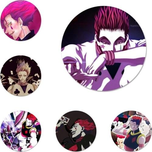 Hunter X Hunter Hisoka Icons Pins Badge Decoration Brooches Metal Badges For Clothes Backpack Decoration 58mm