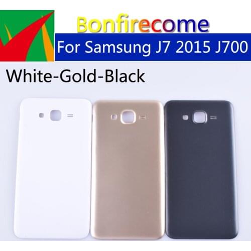 10Pcs\lot For Samsung Galaxy J7 2015 J700 J700F J700DS J700H J700M J700T Housing Back Battery Cover Case Rear Door Chassis