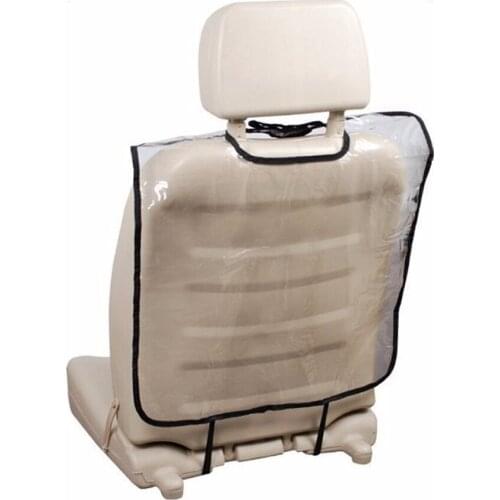 2Pcs Car Seat Back Cover Auto Transparent Anti-Child-Kick Pad Protectors Child Protect Back Car Kids Mud Clean Baby Kick Mats