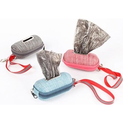 3 Colors Portable Dog Poop Biodegradable Bag Dispenser Pet Waste Bag Dispenser Pets Garbage Bags Organizer Pet Dog Supplies