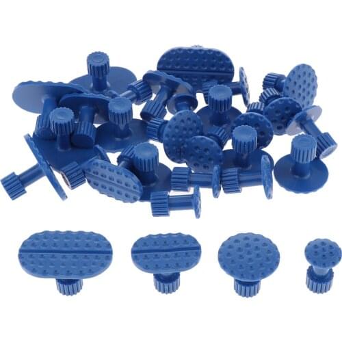 30 pieces Car Body Dent Removal Pulling Tabs Paintless Dent Repair Tool glue dent puller tabs