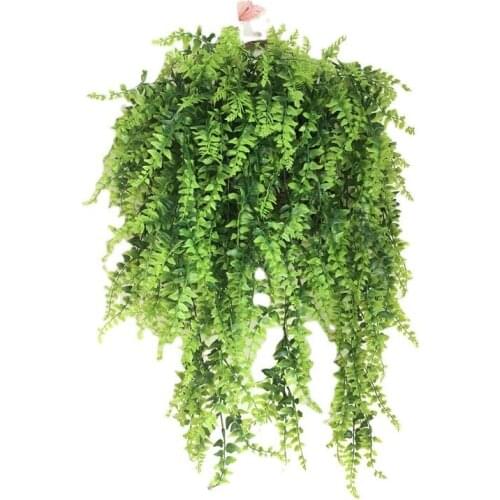 85cm Artificial Plant Ivy Leaf Flower Grass Home Vivid Hanging Simulation Fake Fern Leaves Bunch Garden Home Decor