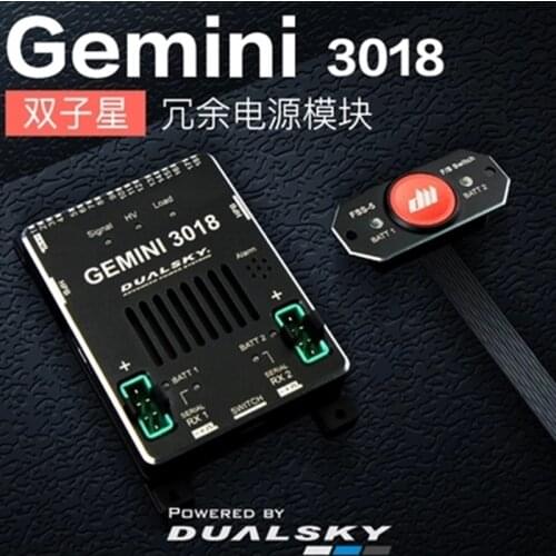 DUALSKY Gemini 3018 Redundant Power Distribution 18CH Power supply systems for TX & RX Turbojet gasoline engine