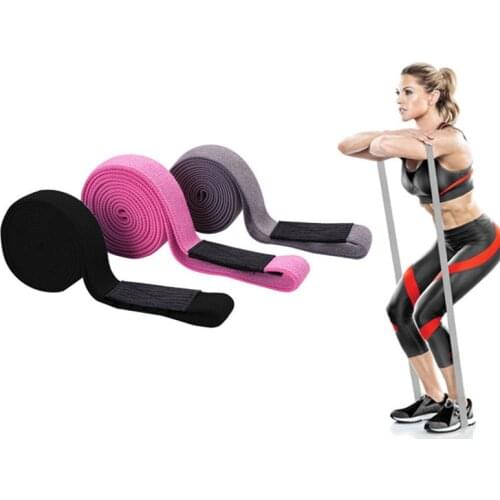 Long Fabric Resistance Bands Home Fitness Pull Up Assist Booty Hip Workout Loop Elastic Bands Yoga Gym Training Exercise