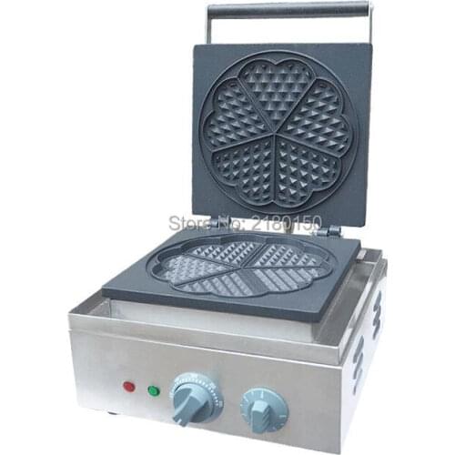 Electric Heart Shape Mould Waffle Maker Mini Plaid Cake Making Machine Furnace Heating Machine FY-215
