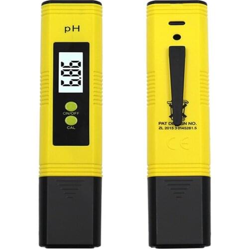 Electronic PH tester to test the pH of water